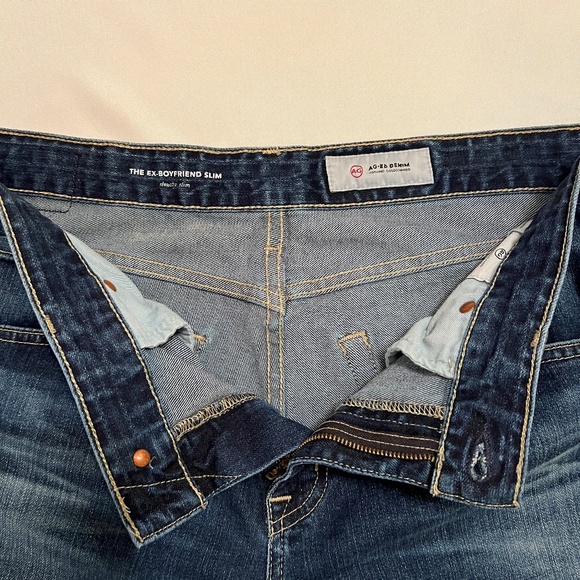 AG Adriano Goldschmied Ex Boyfriend Slim Slouchy Jeans size 31R - Picture 8 of 16